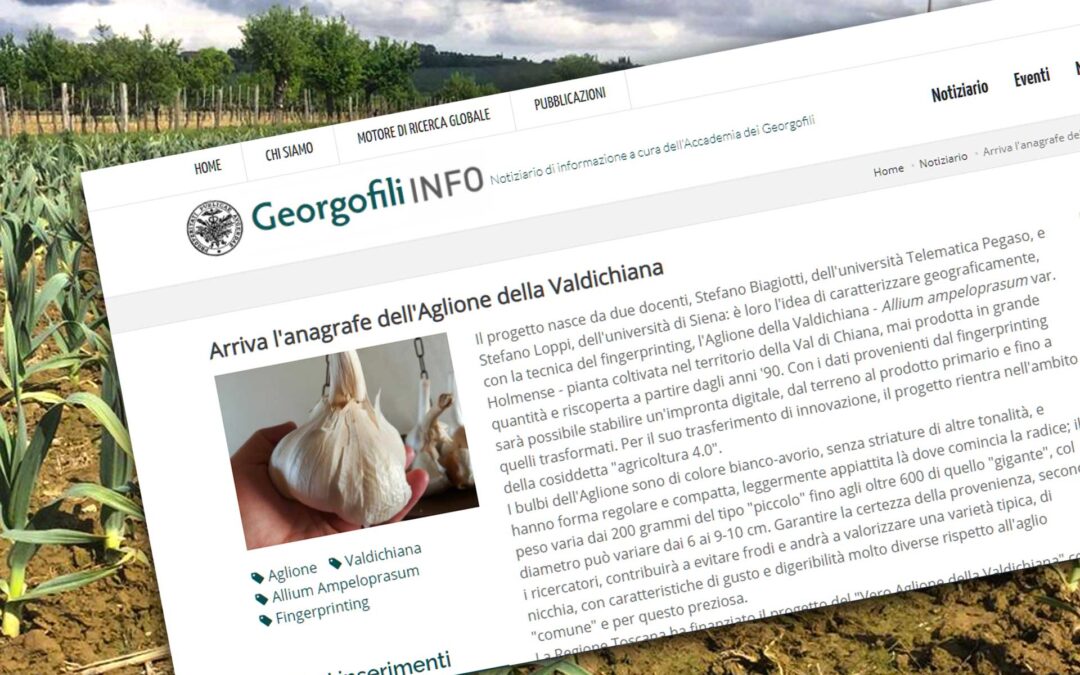 L’Aglione approda all’Accademia dei Georgofili